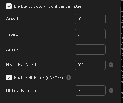 Filter Properties Panel (Settings)